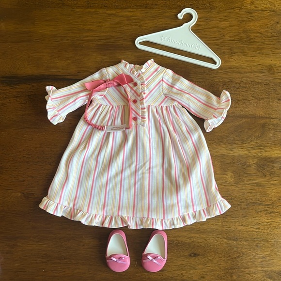 American Girl - Kit’s Striped Nightie 2005 - Picture 1 of 8